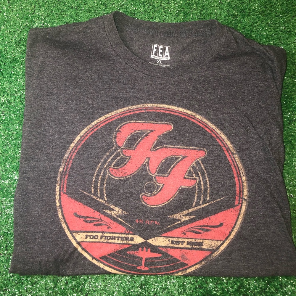 Foo Fighters Band Tee Sz Large